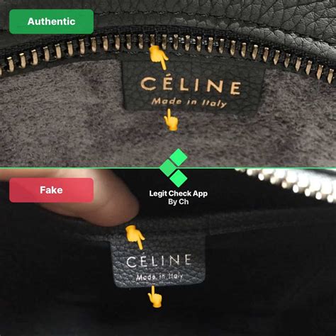 authentic celine bag vs fake|how to authenticate your bag.